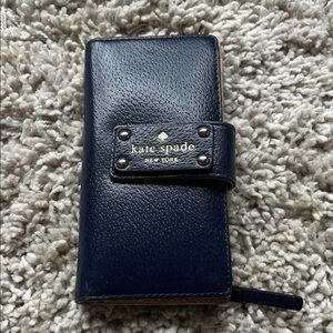 Kate Spade Midnight Blue Leather Wallet